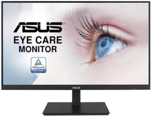 ASUS VA24DQSB 23.8 1920 x 1080 VGA (HD-15) HDMI DisplayPort 75Hz Pivot Skærm