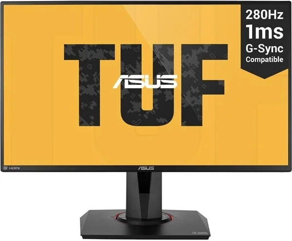 ASUS TUF Gaming VG259QM 24.5 1920 x 1080 HDMI DisplayPort 280Hz Pivot Skærm