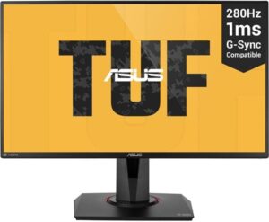 ASUS TUF Gaming VG259QM 24.5 1920 x 1080 HDMI DisplayPort 280Hz Pivot Skærm - 90LM0530-B02370