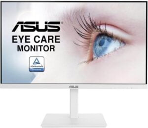 ASUS VA27DQSB-W 27 1920 x 1080 VGA (HD-15) HDMI DisplayPort 75Hz Pivot Skærm