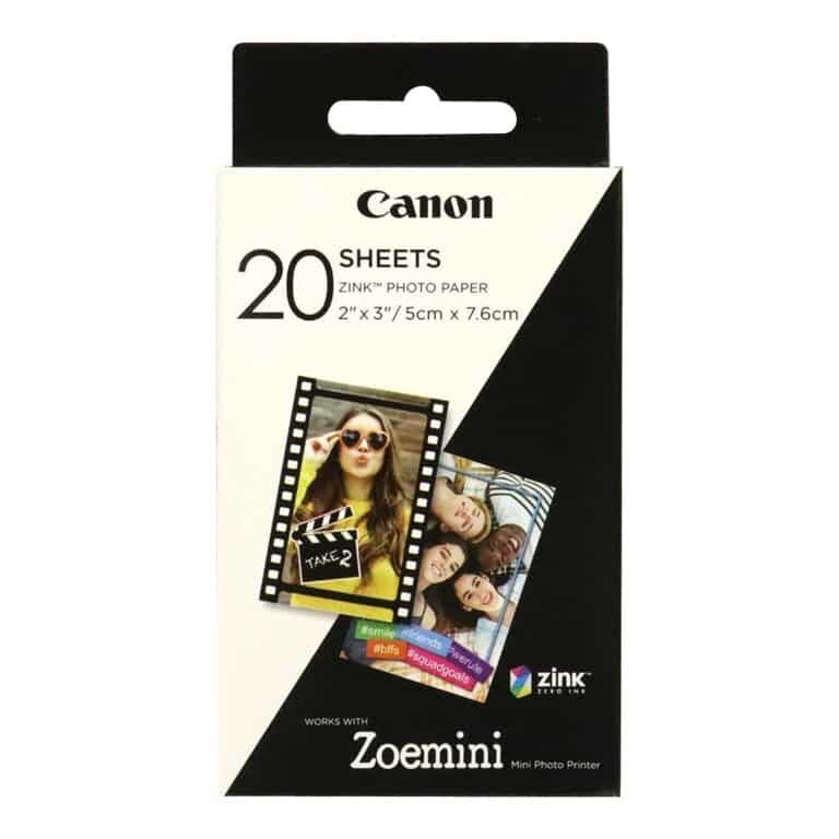 Canon fotopapir - zink papir 5 x 7.6 cm 20ark - 3115046