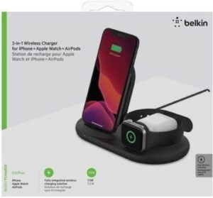 Belkin BOOST CHARGE Trådløs opladningsstander 7.5Watt - WIZ001VFBK