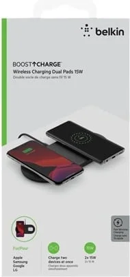 Belkin BOOST CHARGE Trådløs opladningspude 15Watt - WIZ008VFBK
