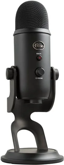 Blue Microphones Yeti Mikrofon Kabling 4.5mV/Pascal Cardioid/fler-retning/2-retning/stereo (skiftbar) Sort