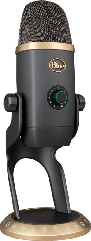 Blue Microphones Yeti X Mikrofon Kabling Cardioid/fler-retning/2-retning/stereo (skiftbar) Sort Guld