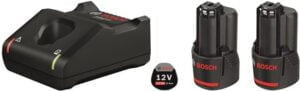 Bosch Basis Starter Set 2x2.0Ah + GAL 12V-40