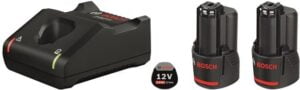 Bosch 2x 3.0Ah, GAL 12V-40 Akku