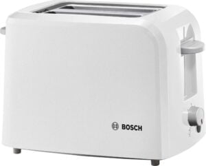 Bosch CompactClass TAT3A011 Brødrister 980W Hvid/lys grå