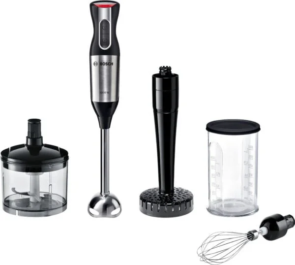 Bosch ErgoMixx Style MS6CM6155 Stavblender Turbofunktion Rustfrit stål