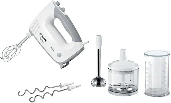 Bosch ErgoMixx MFQ36480 Håndmixer Pulsfunktion Hvid/grå