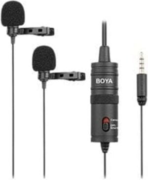 BOYA BY-M1DM Mikrofon Kabling -30dBV/Pascal Omni-directional Sort