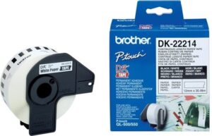 Brother DK-22214 Termokopieringspapir  (1,2 cm x 30,5 m)