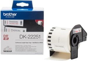 Brother DK 22251 Mærkater fortløbende papir  (6,2 cm x 15,24 m) 1rulle(r)