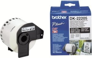 Brother DK-22205 Termokopieringspapir (6,2 cm x 30,5 m)