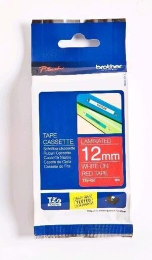 Brother TZe 435 Lamineret bånd  (1,2 cm x 8 m) 1rulle(r) - TZE-435