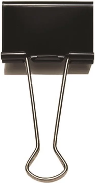 Papirklemme Foldback 41mm 12stk/pk