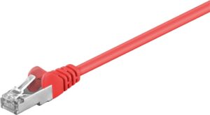 Cat5E Netværkskabel 5m Skærmet SF/UTP RØD