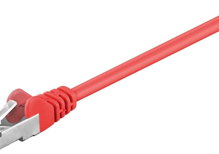 Cat5E Netværkskabel 5m Skærmet SF/UTP RØD