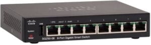 Cisco 250 Series SG250-08 Switch 8-porte Gigabit