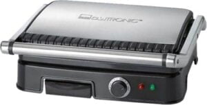 Grill elektryczny Clatronic KG 3487 (2000W stolowy-zamykany czarno-srebrny)