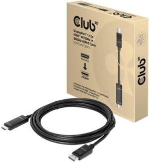 CLUB 3D CAC-1087 DisplayPort 1.4 to HDMI