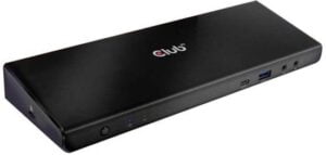 Club3D SenseVision Connect USB C 3.2 Gen1 Universal Triple 4K Charging Dock Dockingstation