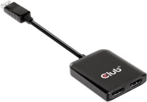 Club 3D Videoadapter DisplayPort / HDMI 20cm Sort