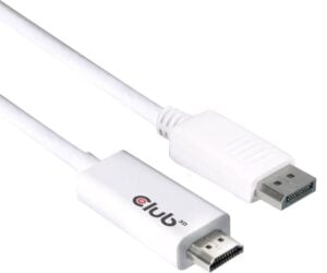 Club 3D DisplayPort til HDMI 2.0 4K60Hz aktiv 3m