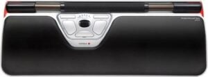 Contour RollerMouse Red Plus Thin Kabling Sort Sølv