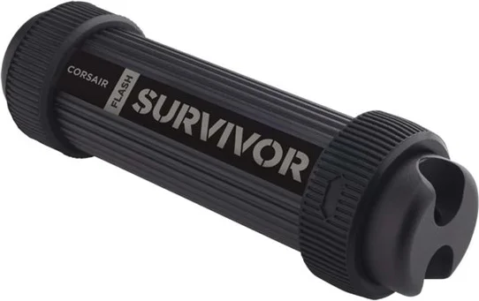 CORSAIR Flash Survivor Stealth 64GB USB 3.0 Sort - CMFSS3B-64GB
