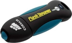CORSAIR Flash Voyager USB 3.0 64GB USB 3.0 Sort Blå - CMFVY3A-64GB
