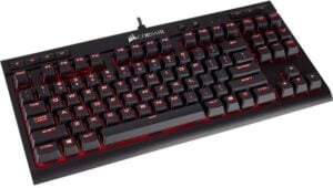 CORSAIR Gaming K63 Compact Mechanical Tastatur Mekanisk Rød Kabling Nordisk