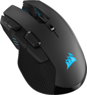 CORSAIR Gaming IRONCLAW RGB Optisk Trådløs Kabling Sort