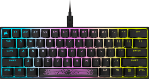 CORSAIR Gaming K65 RGB MINI 60% Tastatur Mekanisk RGB Kabling Nordisk