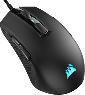 CORSAIR Gaming M55 RGB PRO Optisk Kabling Sort
