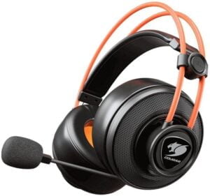 COUGAR IMMERSA TI Kabling Headset Sort Orange