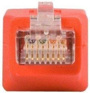 StarTech.com Cat6 Cable - Cat6 Crossover Adapter - GbE - Red -  Network Cable (C6CROSSOVER) CAT 6 Crossover-adapter Rød
