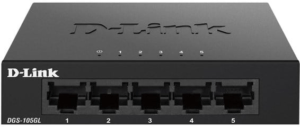 D-Link DGS 105GL Switch 5-porte Gigabit