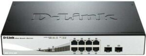 D-Link Web Smart DGS-1210-08P Switch 8-porte Gigabit  PoE
