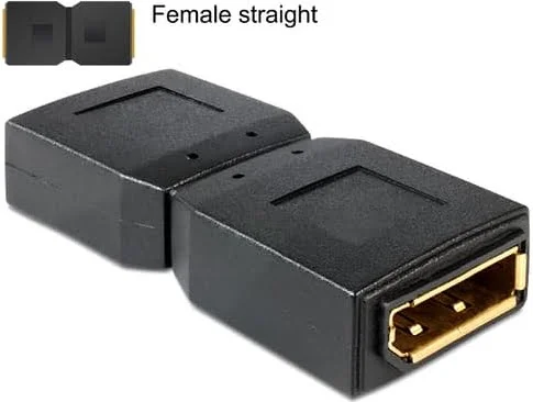 DeLOCK DisplayPort-kønsskifter Sort