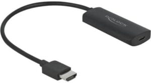 DeLOCK Videointerfaceomformer HDMI / USB 24cm Sort