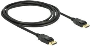 DeLOCK DisplayPort kabel Sort 2m - 83806