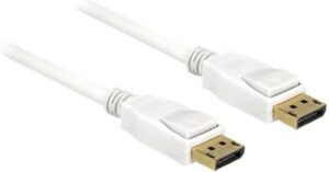 DeLOCK DisplayPort kabel Hvid 3m