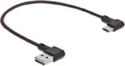 DeLOCK Easy USB Type-C kabel 20cm Sort Rød
