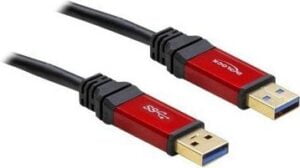 DeLOCK USB 3.0 USB-kabel 3m Sort - 82746