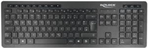 DeLOCK Tastatur Trådløs Tysk