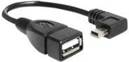 DeLOCK USB 2.0 On-The-Go USB-kabel 16cm