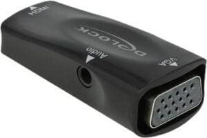 DeLOCK Videointerfaceomformer HDMI / VGA / audio Sort