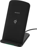 DELTACO Trådløs opladningsstander 10Watt 5 pin Micro-USB Type B