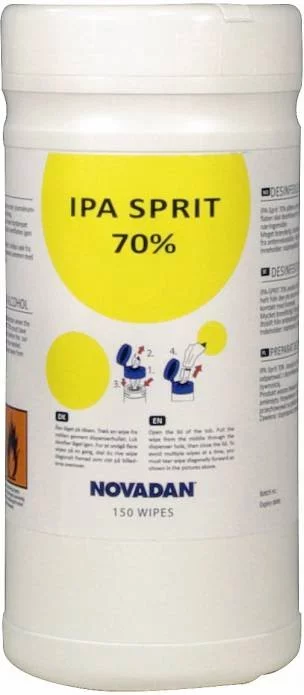 Desinfektionsservietter IPA sprit 70% 150stk/stk